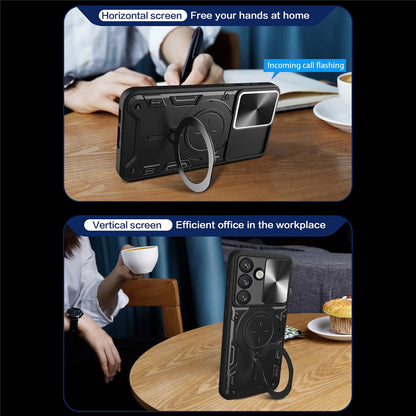 Case for Samsung Galaxy S26 S942, Techsuit, CamGuard Pro, Black