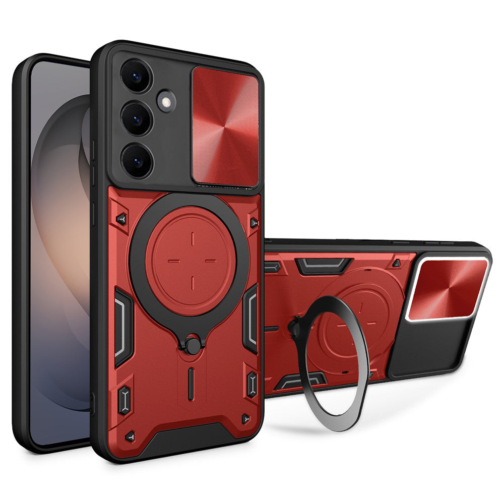Capa para Samsung Galaxy S26 S942, Techsuit, CamGuard Pro, Vermelha