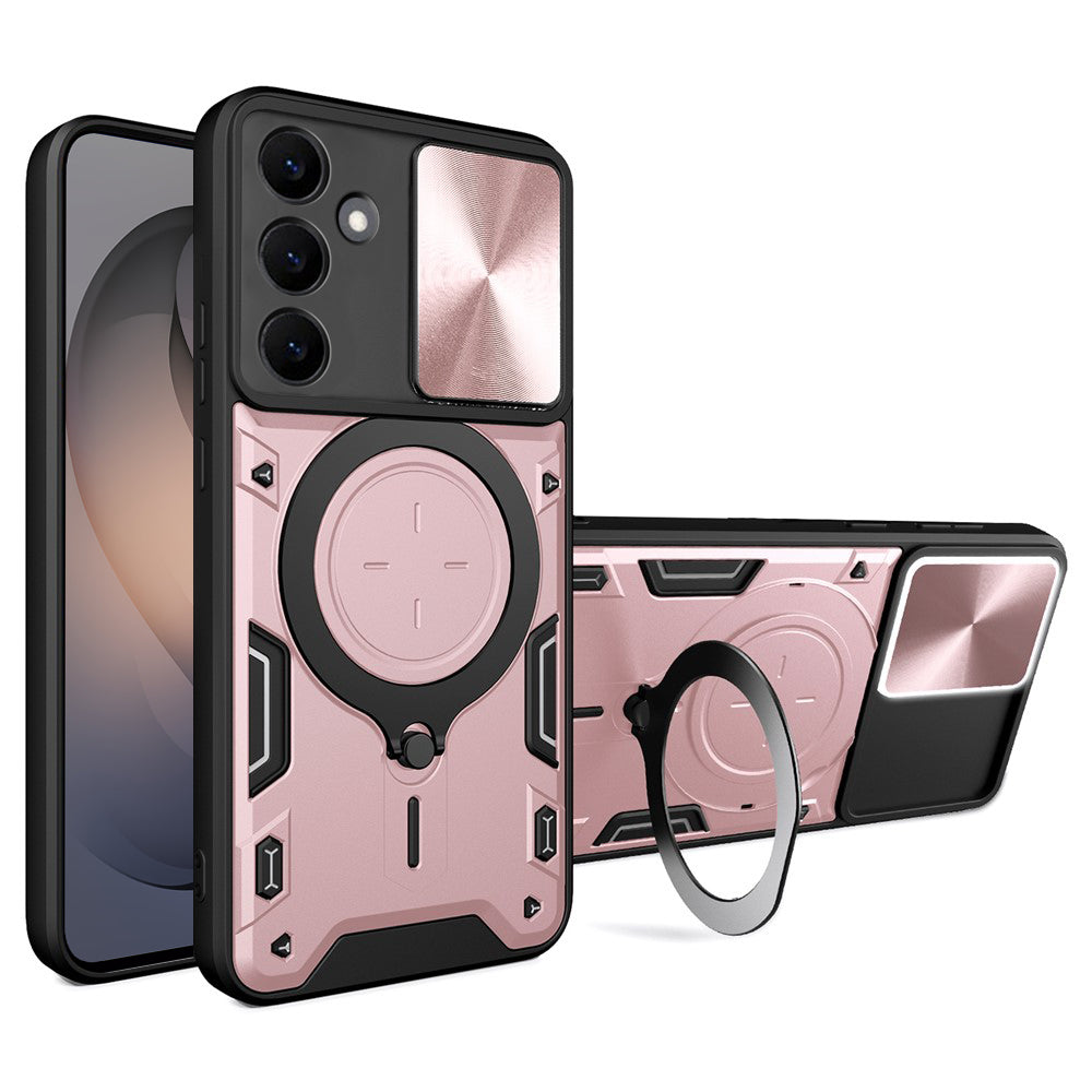 Capa para Samsung Galaxy S26 S942, Techsuit, CamGuard Pro, Rosa Dourado