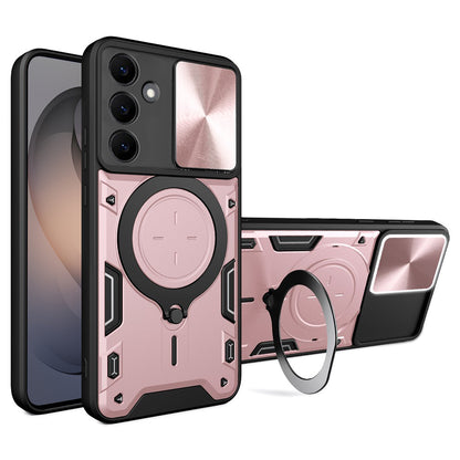 Capa para Samsung Galaxy S26 S942, Techsuit, CamGuard Pro, Rosa Dourado