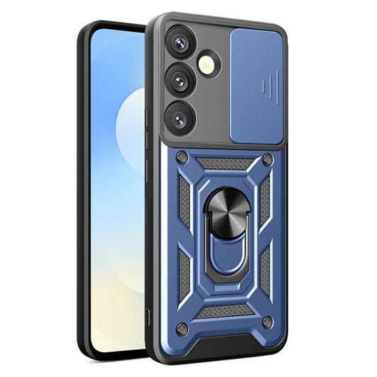 Capa para Samsung Galaxy S26, Techsuit, CamShield, Azul