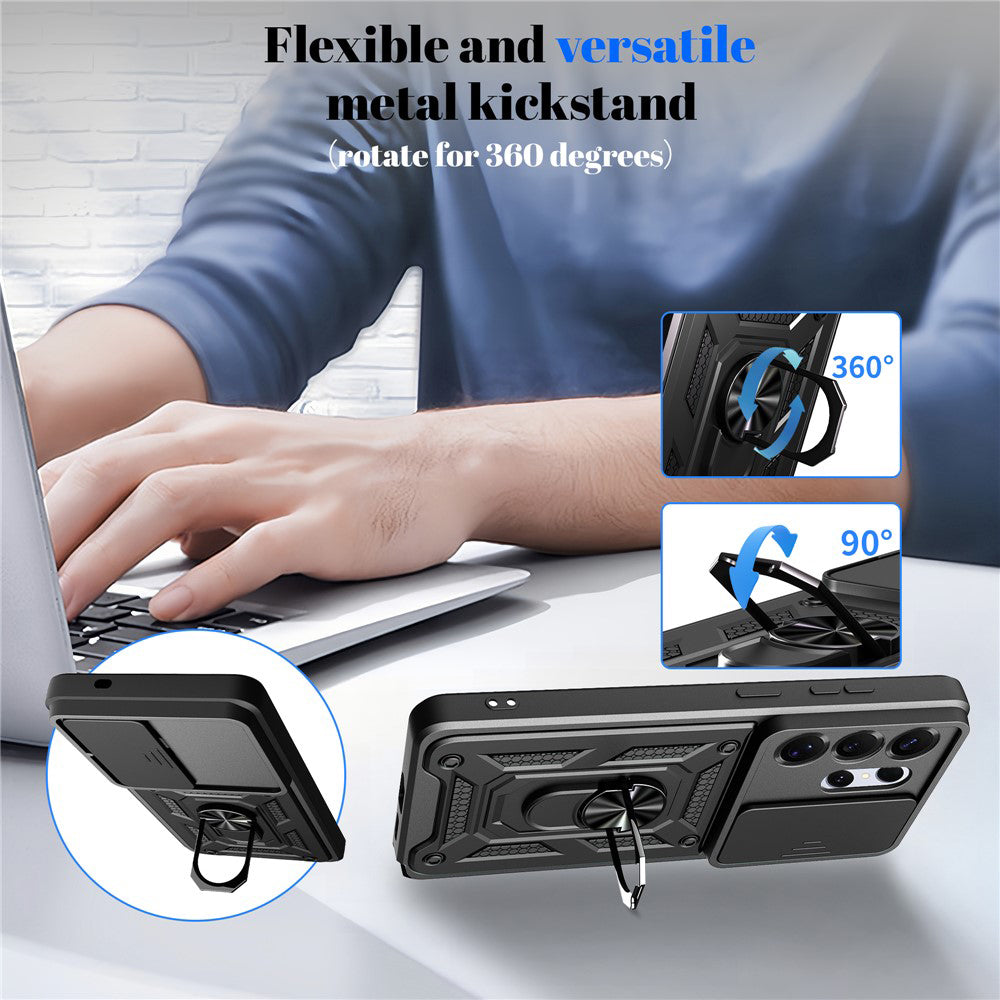 Capa para Samsung Galaxy S26, Techsuit, CamShield, Dourada