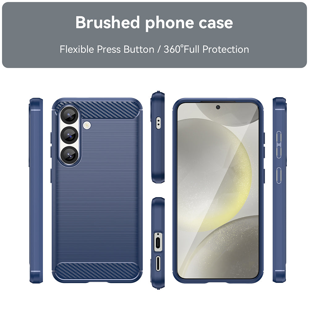 Capa para Samsung Galaxy S26 S942, Techsuit, Carbono, Azul