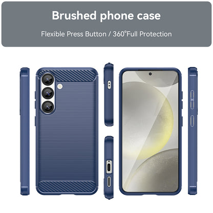 Capa para Samsung Galaxy S26 S942, Techsuit, Carbono, Azul
