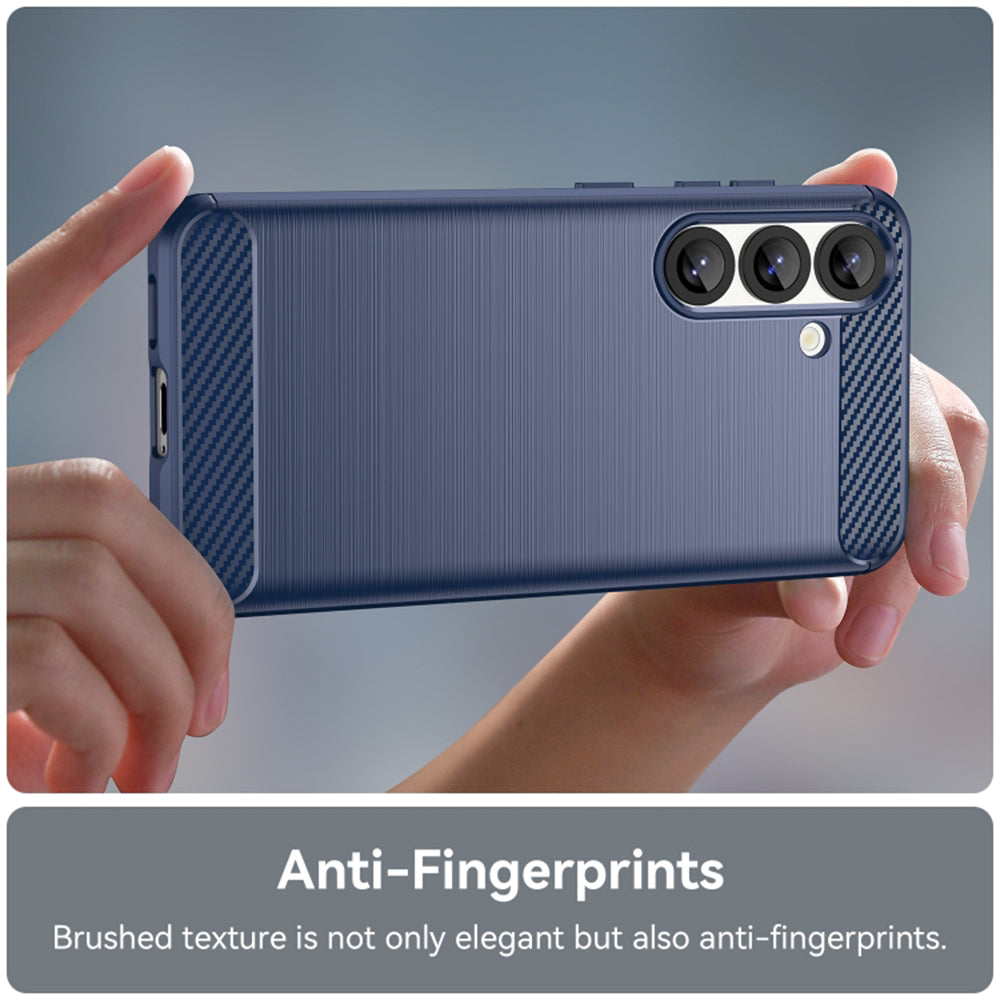 Capa para Samsung Galaxy S26 S942, Techsuit, Carbono, Azul