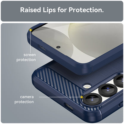 Capa para Samsung Galaxy S26 S942, Techsuit, Carbono, Azul