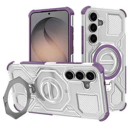Capa para Samsung Galaxy S26, Techsuit, Carbon Shield Pro, Roxo