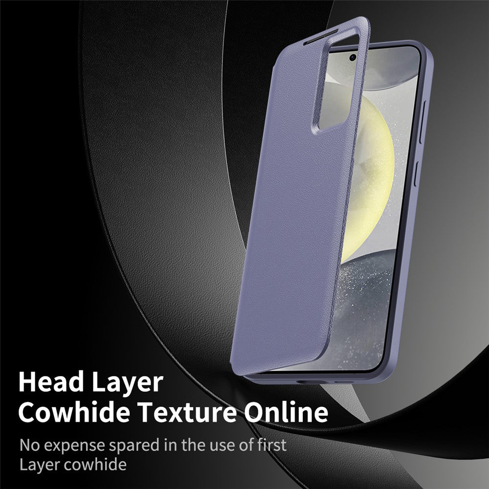 Capa para Samsung Galaxy S26, Techsuit, SmartView, Roxo