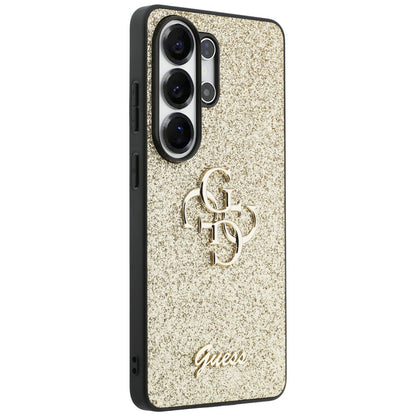 Capa para Samsung Galaxy S26 Ultra S948, Guess, Fixed Glitter Big 4G Metal Frame, Dourada