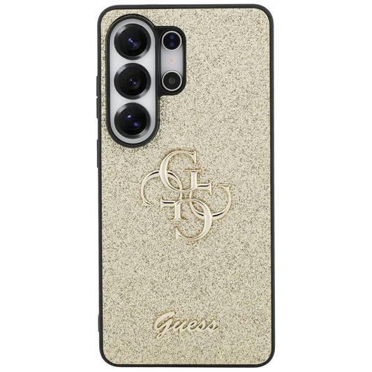 Capa para Samsung Galaxy S26 Ultra S948, Guess, Fixed Glitter Big 4G Metal Frame, Dourada