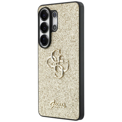 Capa para Samsung Galaxy S26 Ultra S948, Guess, Fixed Glitter Big 4G Metal Frame, Dourada
