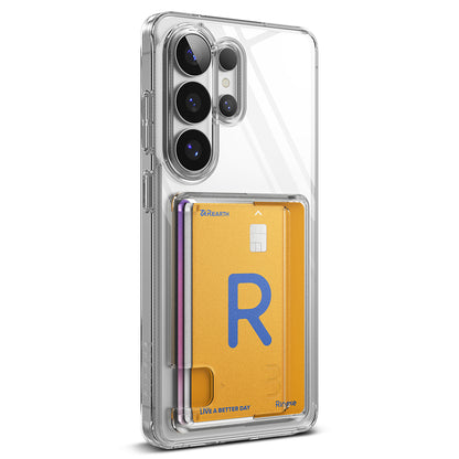 Capa para Samsung Galaxy S26 Ultra, Ringke, Fusion Card, Transparente