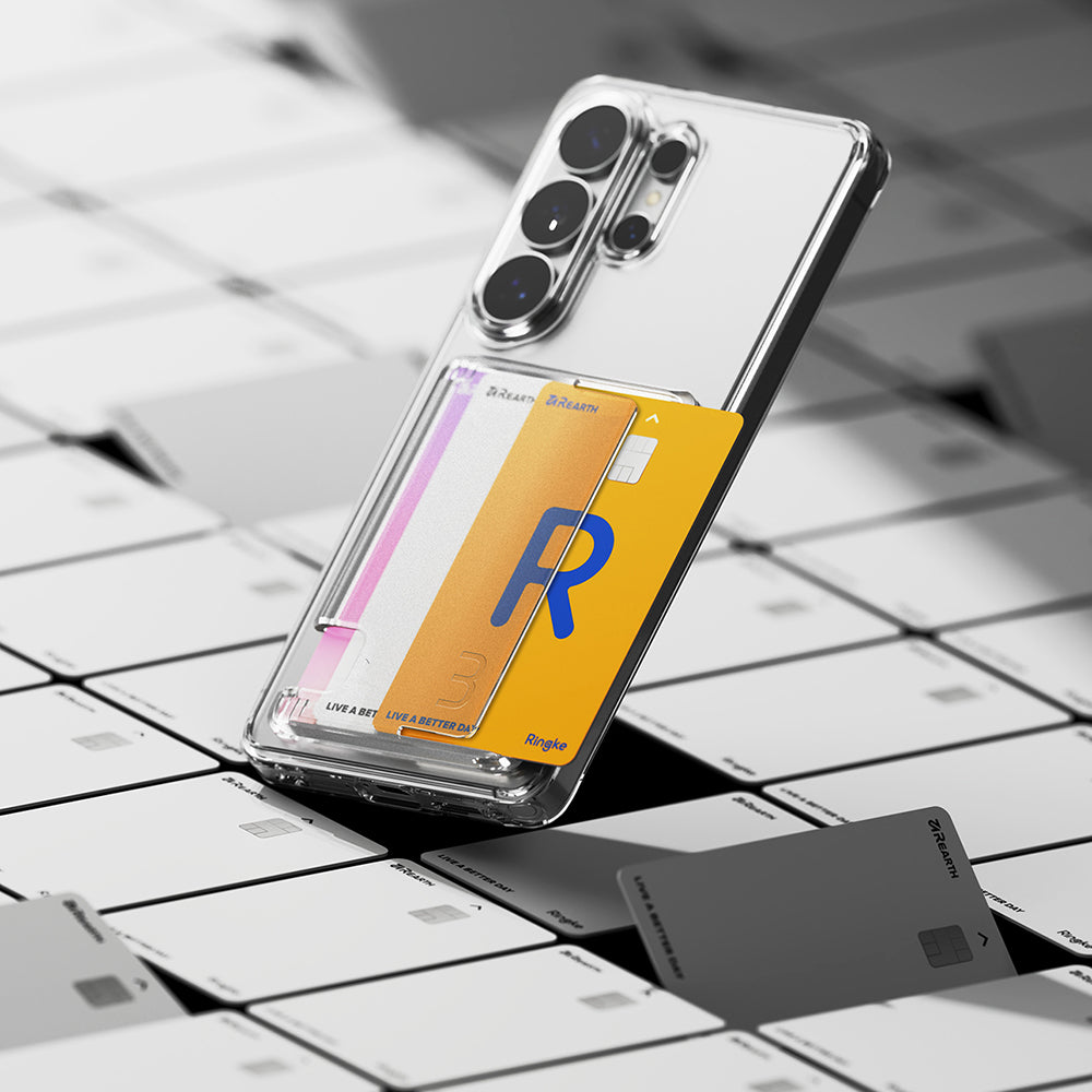 Capa para Samsung Galaxy S26 Ultra, Ringke, Fusion Card, Transparente