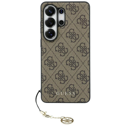 Capa para Samsung Galaxy S26 Ultra S948, Guess, 4G Classic Logo Charm, Castanho