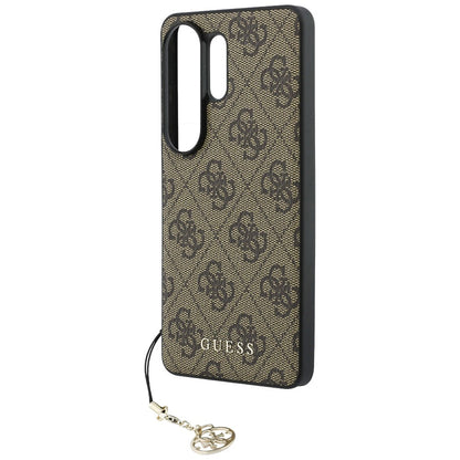 Capa para Samsung Galaxy S26 Ultra S948, Guess, 4G Classic Logo Charm, Castanho
