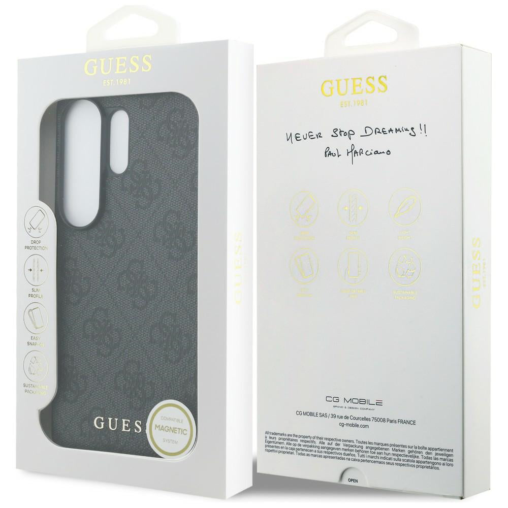 Capa para Samsung Galaxy S26 Ultra S948, Guess, 4G Classic Logo Charm, Preta