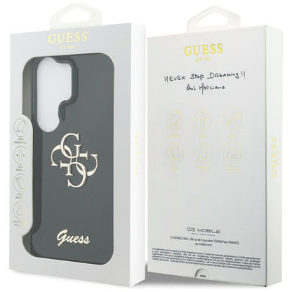Capa para Samsung Galaxy S26 Ultra S948, Guess, IML Big Metal 4G Script, Preta