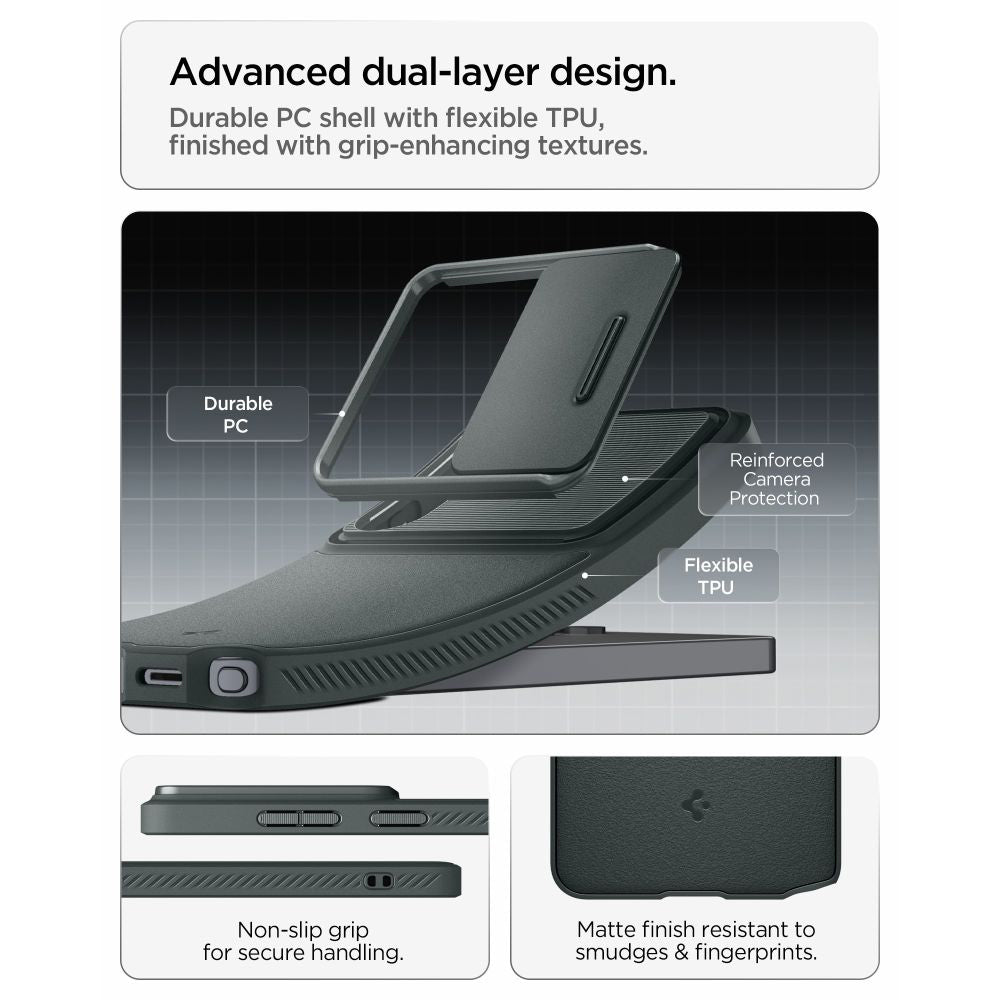 Capa para Samsung Galaxy S26 Ultra S948, Spigen, Optik Armor, Verde ACS10688