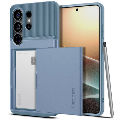 Capa para Samsung Galaxy S26 Ultra S948, Spigen, Slim Armor CS, Azul ACS11225