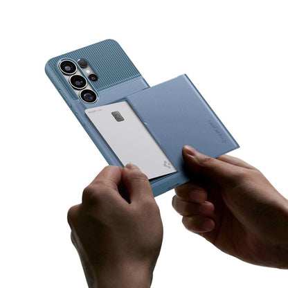 Capa para Samsung Galaxy S26 Ultra S948, Spigen, Slim Armor CS, Azul ACS11225