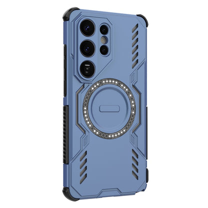 Capa MagSafe para Samsung Galaxy S26 Ultra S948, Techsuit, ArmorMag, Azul
