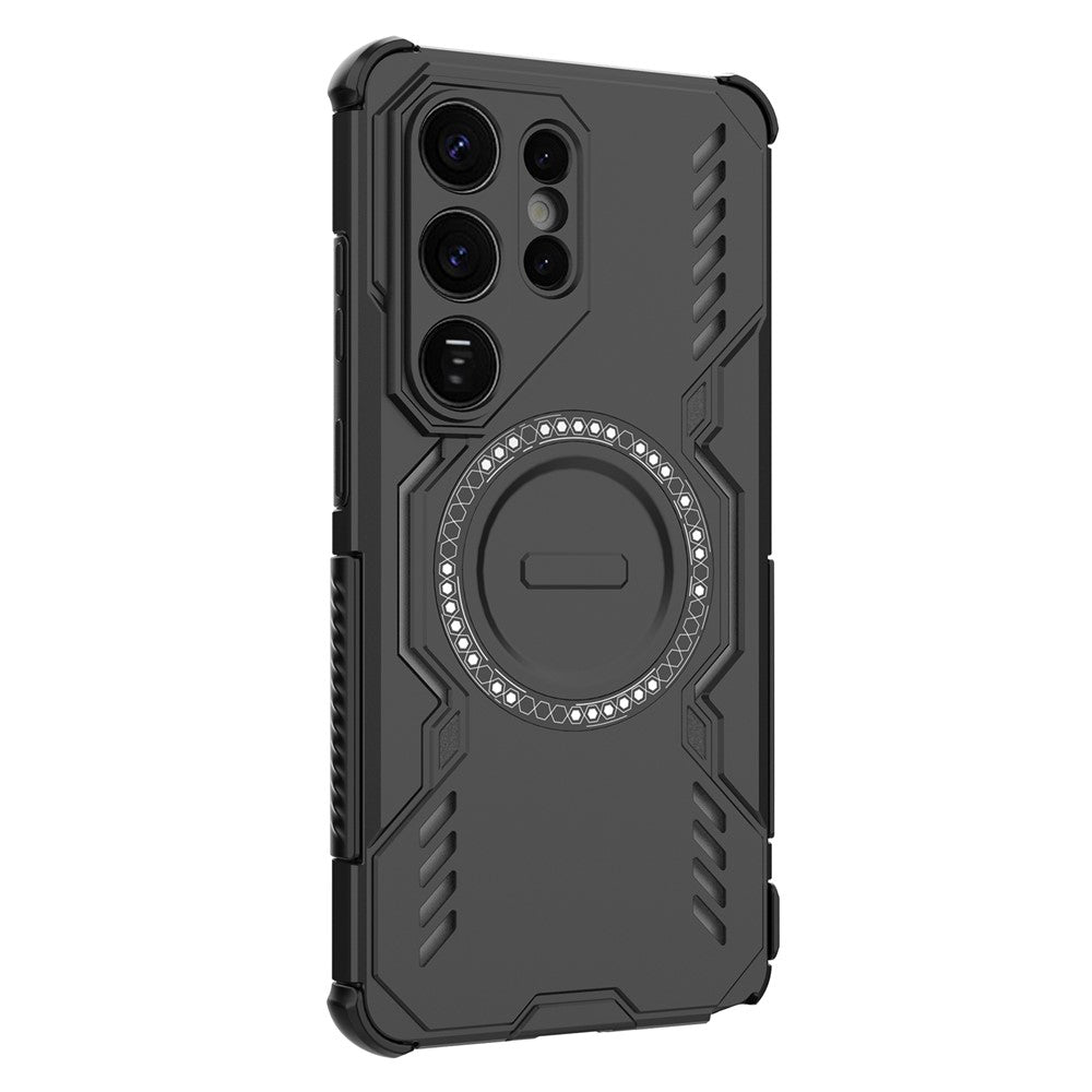 Capa MagSafe para Samsung Galaxy S26 Ultra S948, Techsuit, ArmorMag, Preta