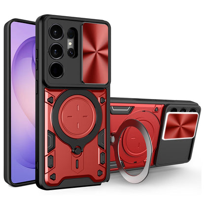 Capa para Samsung Galaxy S26 Ultra, Techsuit, CamGuard Pro, Vermelha