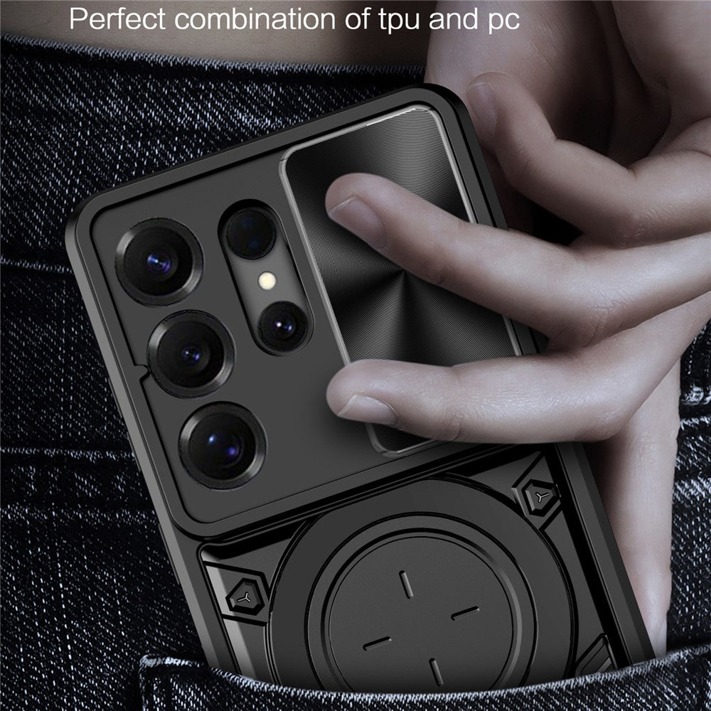 Capa para Samsung Galaxy S26 Ultra, Techsuit, CamGuard Pro, Vermelha