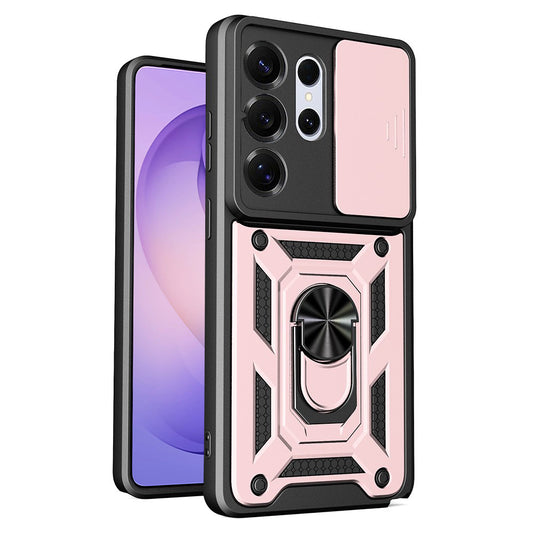 Capa para Samsung Galaxy S26 Ultra, Techsuit, CamShield, Rosa Dourado