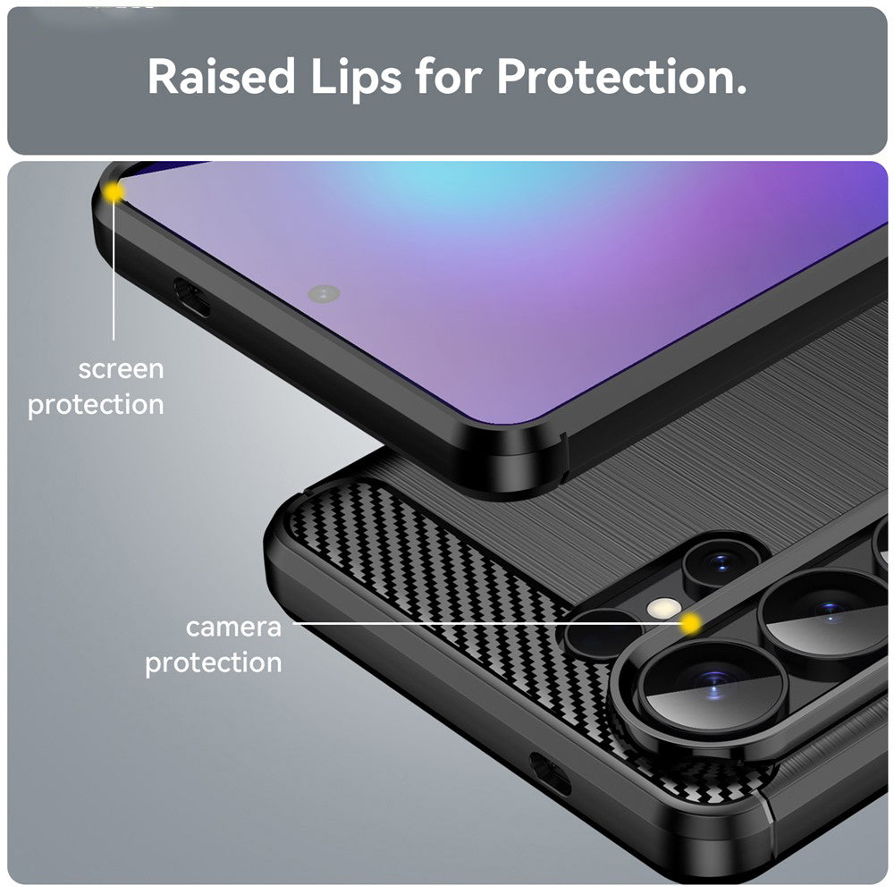 Capa para Samsung Galaxy S26 Ultra, Techsuit, Carbono, Preta