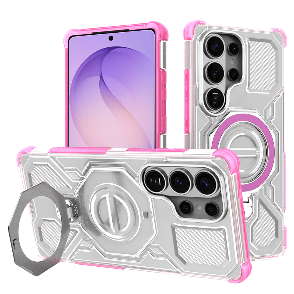 Capa para Samsung Galaxy S26 Ultra S948, Techsuit, Carbon Shield Pro, Rosa