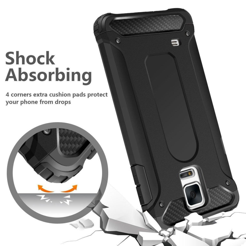 Capa para Samsung Galaxy S5 G900, Techsuit, Hybrid Armor, Preta