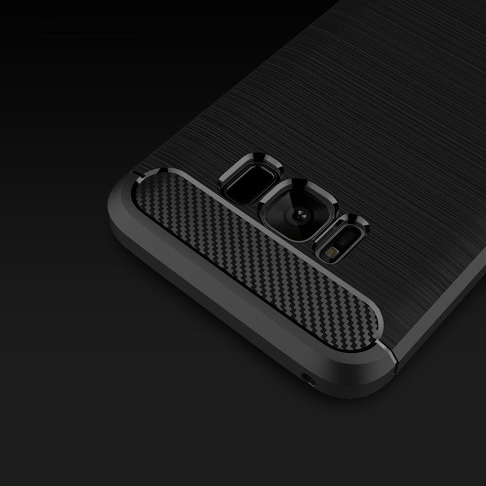 Capa para Samsung Galaxy S8 G950, Techsuit, Carbono, Preta