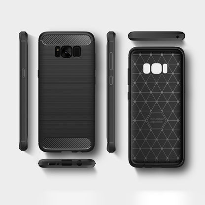 Capa para Samsung Galaxy S8 G950, Techsuit, Carbono, Preta