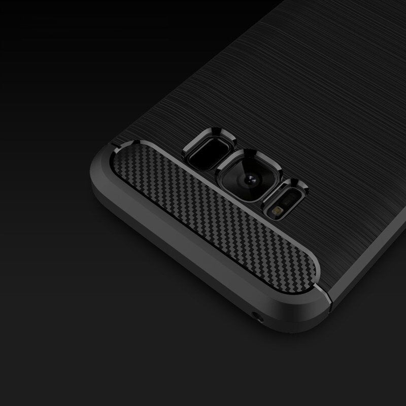 Case for Samsung Galaxy S8+ G955, Techsuit, Carbon, Black