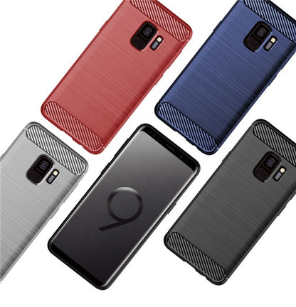 Capa para Samsung Galaxy S9 G960, Techsuit, Carbono, Preta