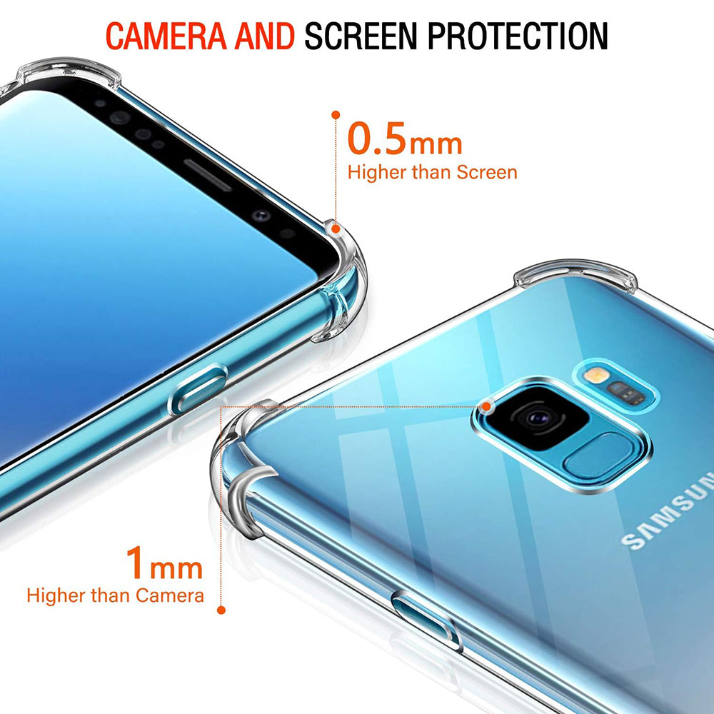 Capa para Samsung Galaxy S9 G960, Techsuit, Shockproof Clear, Transparente