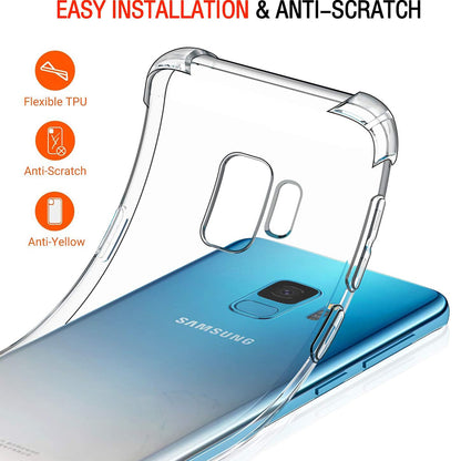 Capa para Samsung Galaxy S9 G960, Techsuit, Shockproof Clear, Transparente