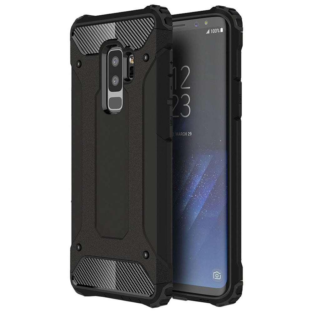 Capa para Samsung Galaxy S9+ G965, Techsuit, Hybrid Armor, Preta