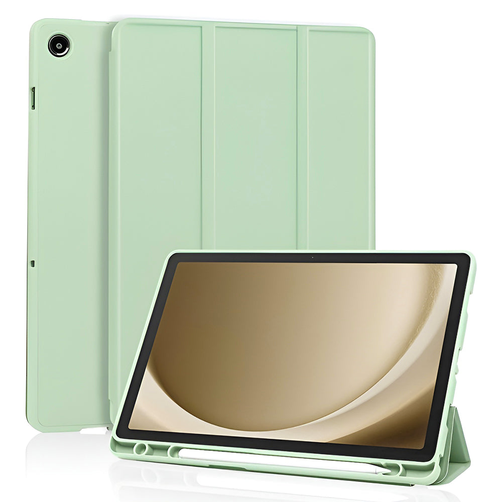 Capa para Samsung Galaxy Tab A11+ / Tab A9+, Techsuit, Flex Trifold, Verde Matcha