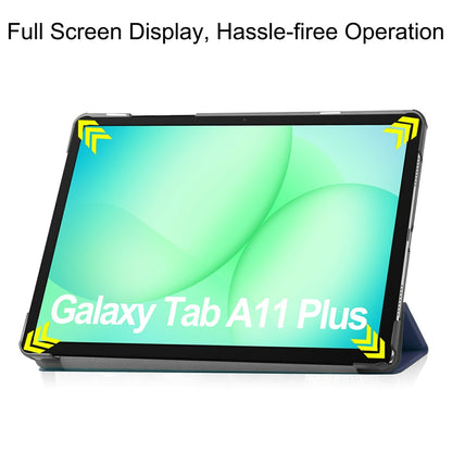 Capa para Samsung Galaxy Tab A11+ / Tab A9+, Techsuit, FoldPro, Azul