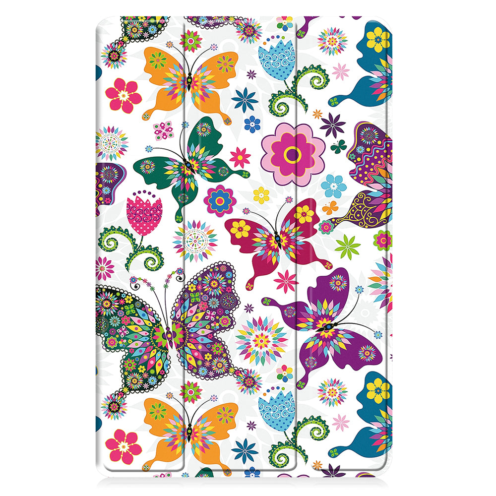 Capa para Samsung Galaxy Tab A11+ / Tab A9+, Techsuit, FoldPro Butterfly, Multicolor