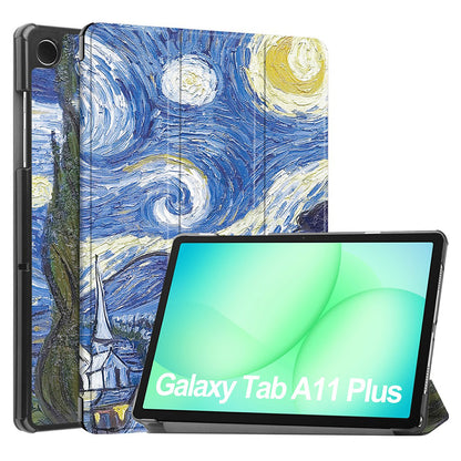 Capa para Samsung Galaxy Tab A11+ / Tab A9+, Techsuit, FoldPro Starry Night, Multicolor