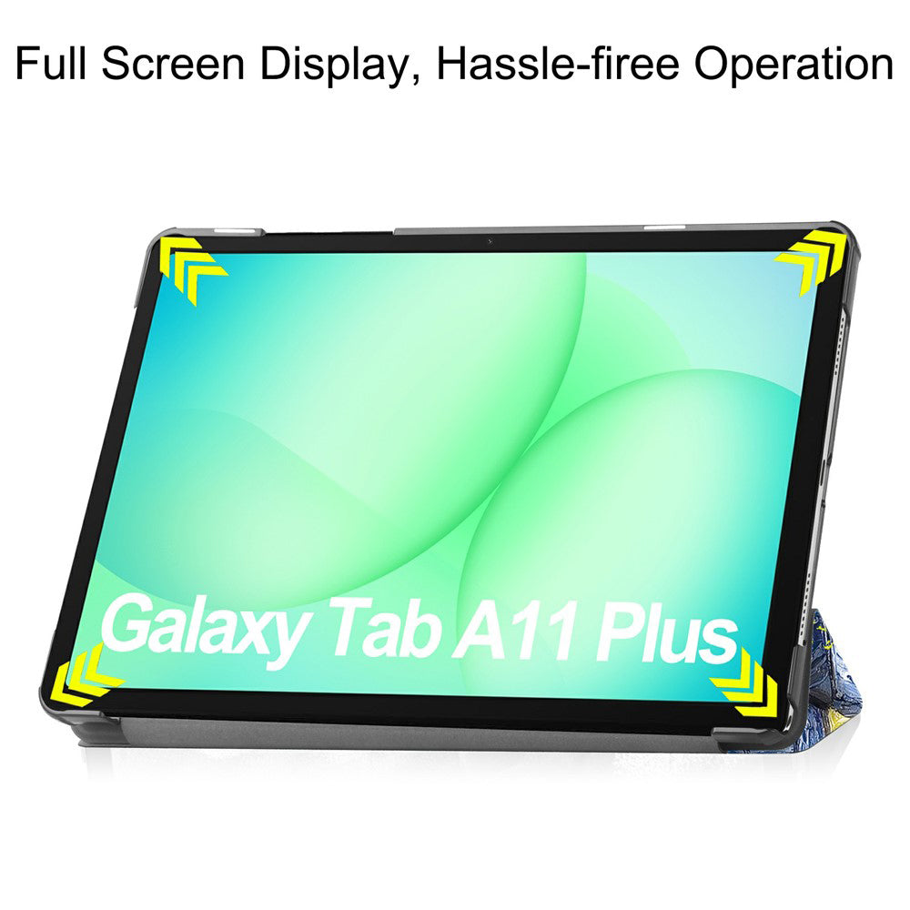 Capa para Samsung Galaxy Tab A11+ / Tab A9+, Techsuit, FoldPro Starry Night, Multicolor