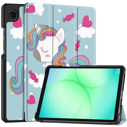 Capa para Samsung Galaxy Tab A11 / Tab A9, Techsuit, FoldPro Unicorn Novo Modelo, Multicolor