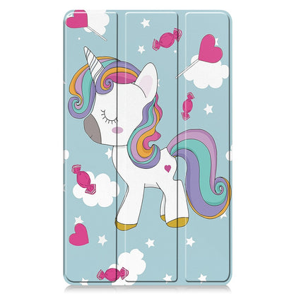 Capa para Samsung Galaxy Tab A11 / Tab A9, Techsuit, FoldPro Unicorn Novo Modelo, Multicolor