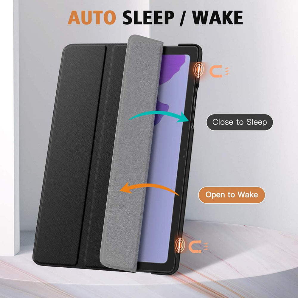Capa para Samsung Galaxy Tab A7 10.4 (2020) / Tab A7 10.4 (2022), Techsuit, FoldPro, Preta