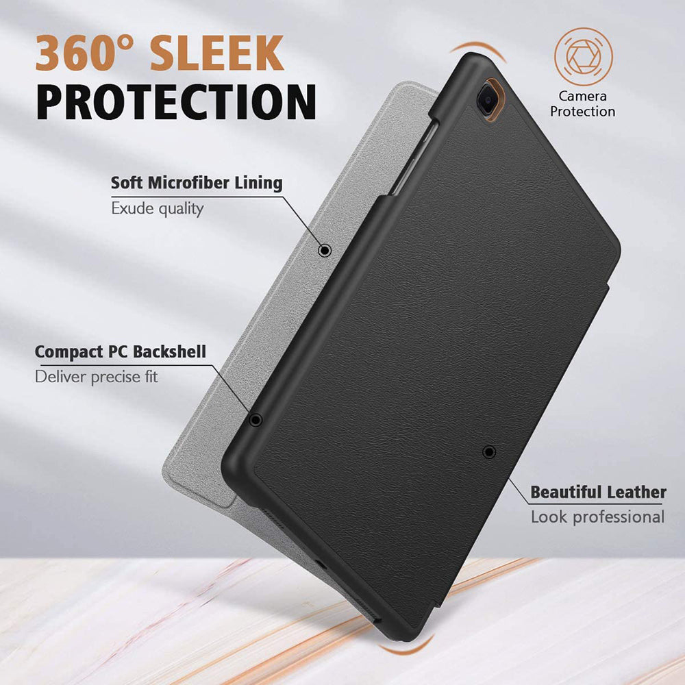 Capa para Samsung Galaxy Tab A7 10.4 (2020) / Tab A7 10.4 (2022), Techsuit, FoldPro, Preta