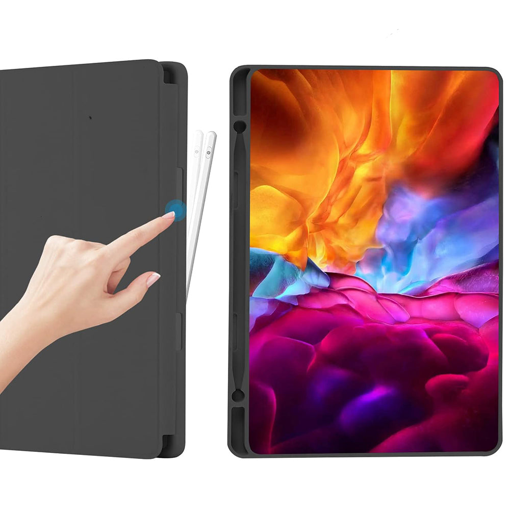 Capa para Samsung Galaxy Tab A7 Lite, Techsuit, Flex Trifold, Preta