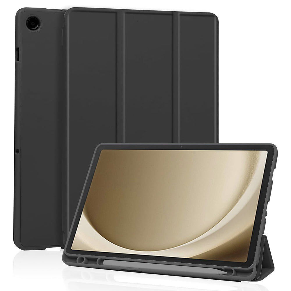 Capa para Samsung Galaxy Tab A9+, Techsuit, Flex Trifold, Preta